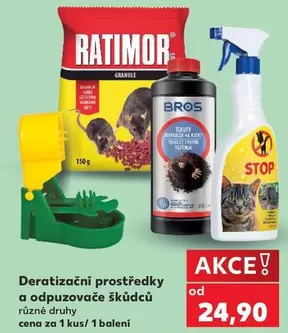Deratizační prostředky a odpuzovače škůdců