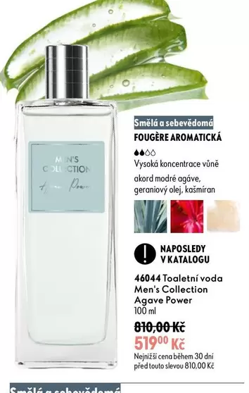 Toaletní voda Men's Collection Agave Power