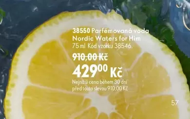 38550 Parfémovaná voda Nordic Waters for Him