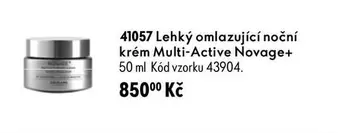 41057 Lehký omlazující noční krém Multi-Active Novage+
