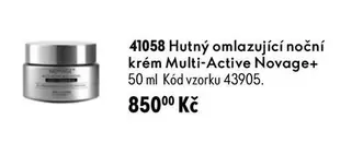 41058 Hutný omlazující noční krém Multi-Active Novage+
