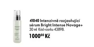 41040 Intenzivně rozjasňující sérum Bright Intense Novage+