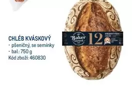 CHLÉB KVÁSKOVÝ pšeničný, se semínky Kód zboží: 460830