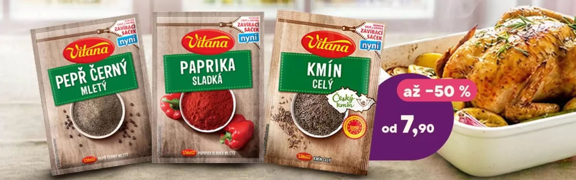 PEPŘ ČERNÝ MLETÝ, PAPRIKA SLADKÁ, KMÍN CELÝ