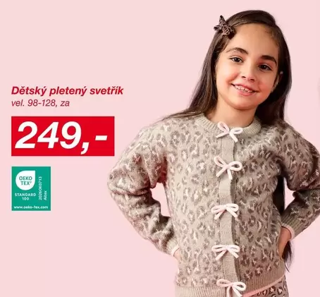 Dětský pletený svetrík