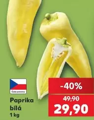 Paprika bílá