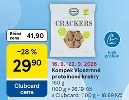 Protein - Kompek Vícezrnné proteinové krekry