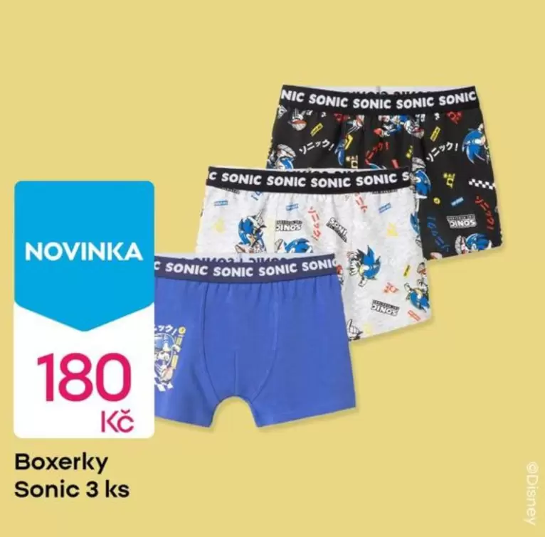 Sonic - Boxerky 3 ks