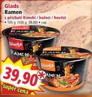 Ramen - s príchuťami Kimchi / kureci / hovädzi