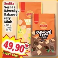 Super - Vesna / Kávenky / Kakaové řezy Minis