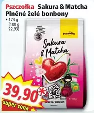 Sakura - Pszczółka & Matcha Plněné želé bonbony