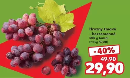 Hrozny tmavé - bezsemenné