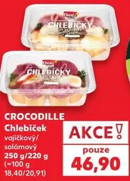 Chlebíček vajíčkový/salámový