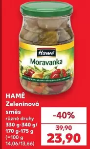 Zeleninová směs různé druhy