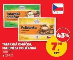 TATARSKÁ OMÁČKA, MAJONÉZA POLIČANKA