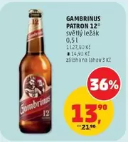 GAMBRINUS PATRON 12*