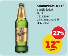 STAROPRAMEN 11* světlý ležák