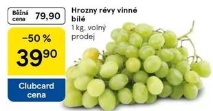 Hrozny révy vinné bílé