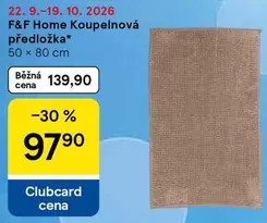 Koupelnová předložka