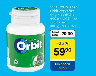 Orbit Žvýkačky