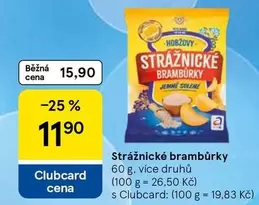 STRAŽNICKÉ BRAMBŮRKY JEMNĚ SOLENÉ