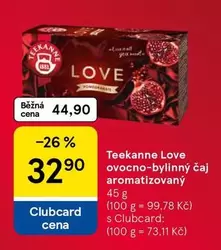 Love ovocno-bylinný čaj aromatizovaný