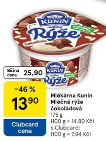 Mléčná rýže čokoládová