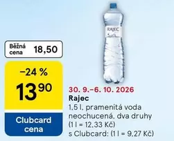 pramenitá voda neochucená