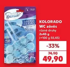 WC závěs