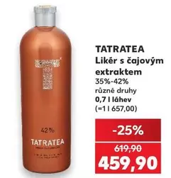 Likér s čajovým extraktem