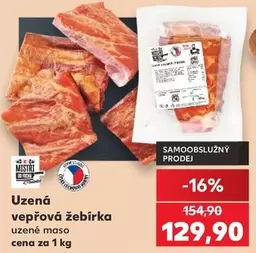 Uzená vepřová žebírka