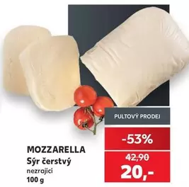 MOZZARELLA Sýr čerstvý nezrající