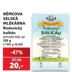 Radonický balkán přírodní bílý sýr