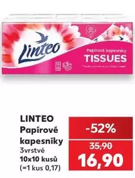 Papírové kapesníky 3vrstvé 10x10 kusů