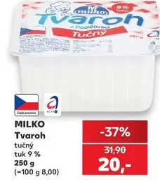 Tvaroh tučný tuk 9%