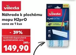 Náhrada k plochému mopu H2pro