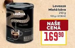 Mletá káva Espresso Italiano