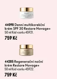 44098 Denní multikorekční krém SPF 30 Restore Novage+