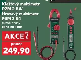 Klešťový multimetr PZM 2 B4/ Hrotový multimetr PSM 2 B4