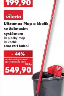 Ultramax Mop a kbelík se ždímacím systémem