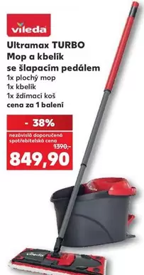 Ultramax TURBO Mop a kbelik se šlapacím pedálem