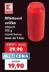 Hřbitovní svíčka olejová