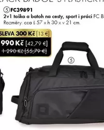 FC39891 2v1 taška a batoh na cesty, sport i práci