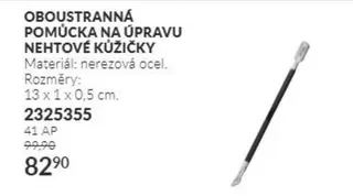 OBOUSTRANNÁ POMŮCKA NA ÚPRAVU NEHTOVÉ KŮŽIČKY 2325355