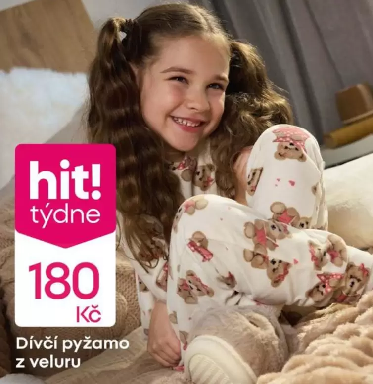 Dívčí pyžamo z veluru