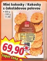 Super - Mini kokosky / Kokosky s čokoládovou polevou