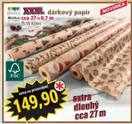dárkový papír