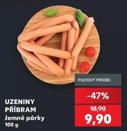 Uzeniny Jemné párky