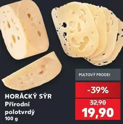 HORÁCKÝ SÝR Přírodní polotvrdý