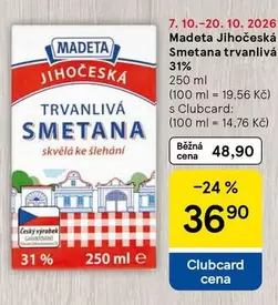 Trvanlivá Smetana